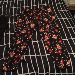 Cute flower pants